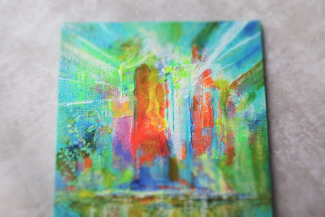 【ORDER】 " ハジマリノヒカリ - For Yudai " CANVAS PANEL 15.2㎝×10.2㎝