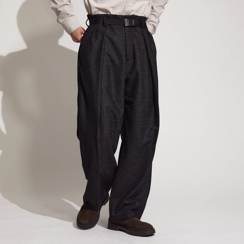 WOMEN'S】DUAL TWEED DOUBLE TUCK PT / デュアルツィードダブルタック