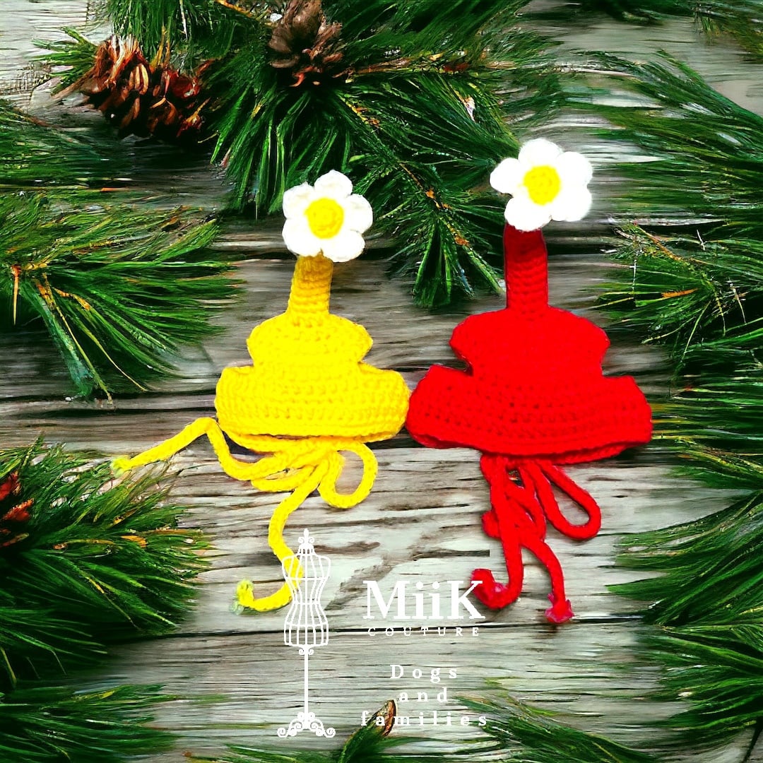 MiiK】オリジナルオーダー ピクミン風ハット 赤 黄色 H様 | MiiK