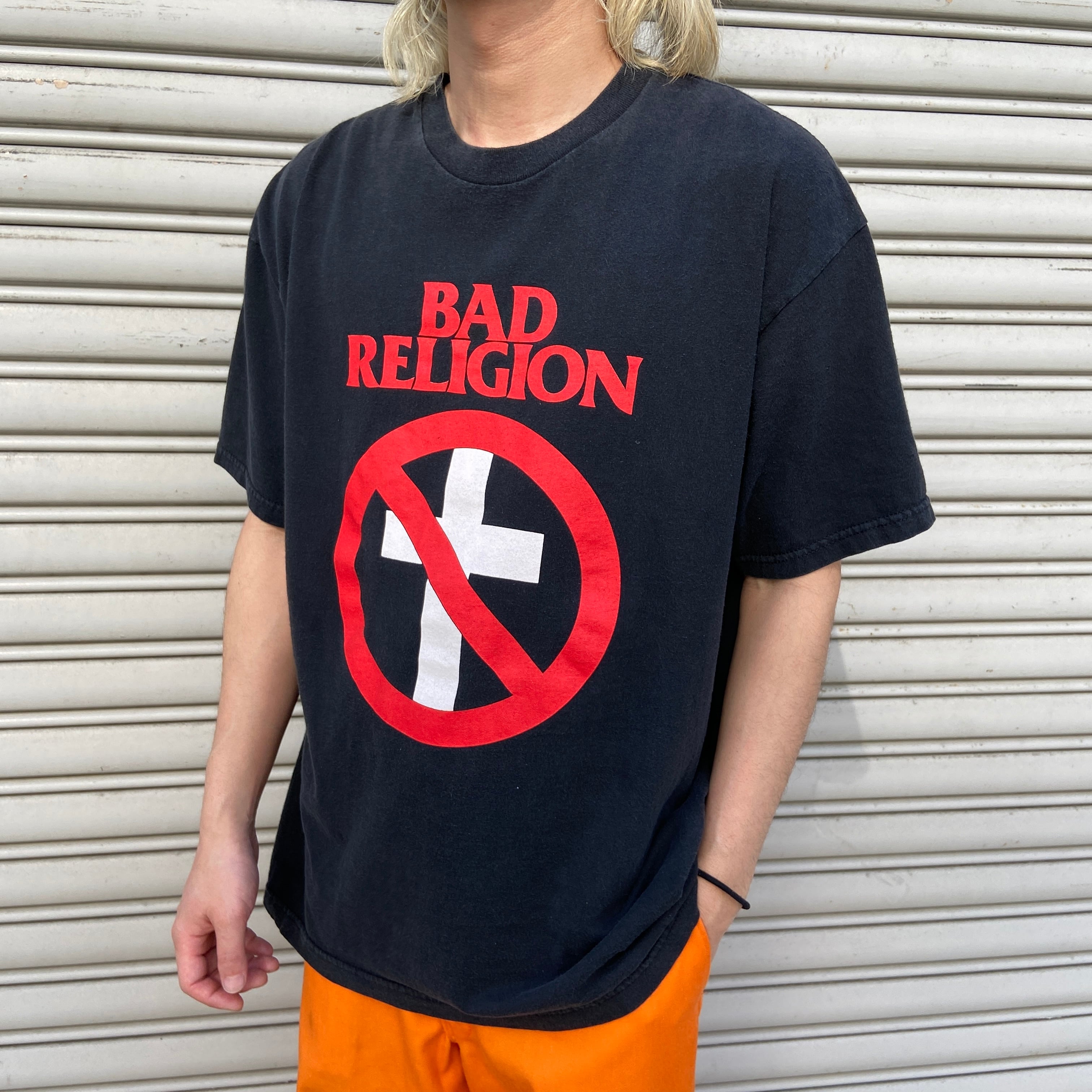 90s USA製 バッドレリジョン バンドTシャツ バンT 黒 XL ロック | 古着