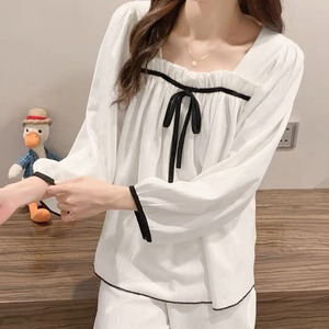 2026/06/27 パジャマ 上下セット レディース 韓国 ルームウェア セットアップ 大人 かわいい きれいめ おしゃれ リラックス 部屋着 春夏秋冬 フェミニン ガーリー 大人可愛い 大人女子 [LS-CGZ003]