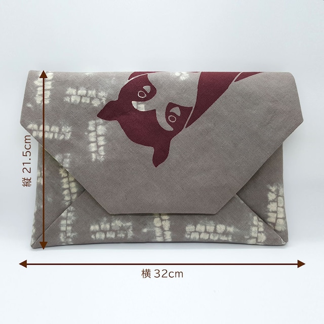 伝統とモダンの数寄屋袋 - 数寄屋 de manimani <Hanaguma> │ 雲ゐ (Kumoi textile)