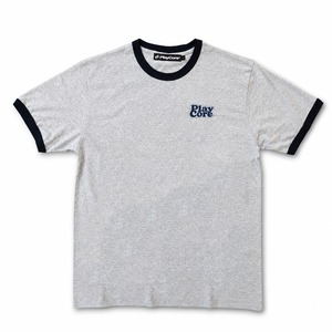 Logo Ringer Tee / GRAY×NAVY
