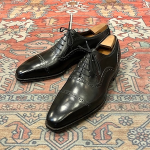 "未使用品" Corthay "BUCY" QUARTER BROGUE SHOES 《8 1/2》