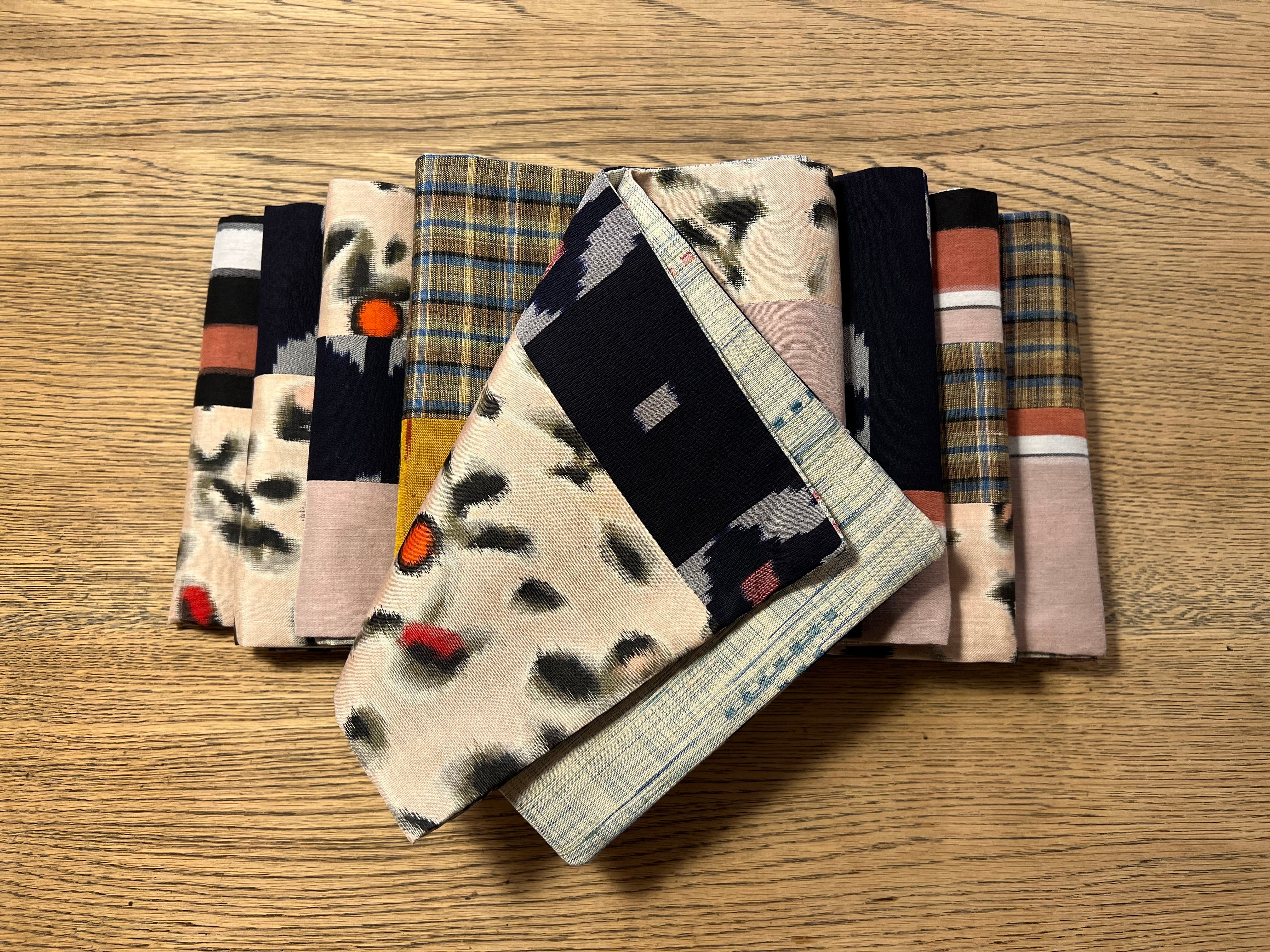 新作】ハンドメイド パッチワーク半幅帯 58 | Kohaku kimono