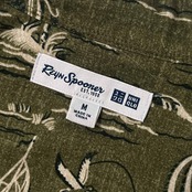 Reyn Spooner x UNIQLO レインスプーナー ユニクロ ボタニカル 半袖 アロハシャツ M/グリーン メンズ