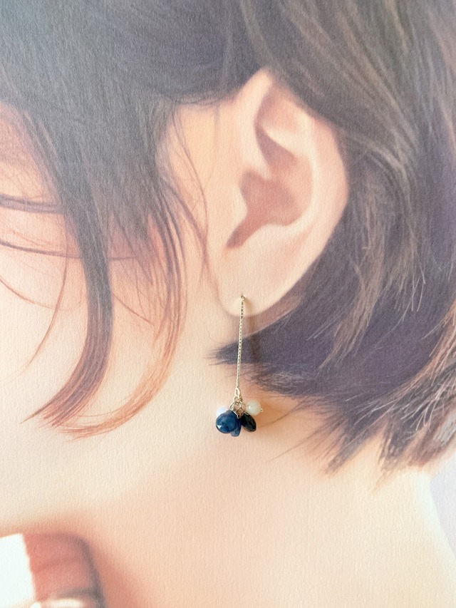 p_34 サファイア〈非加熱〉（ピアス）