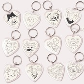 < KIMUKIMU > 原画キーホルダー（ハート）- 2