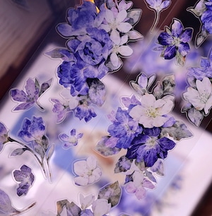 新作☆YB70|小白家【澜屿】型抜き PETテープ 新作☆YB70|小白家【澜屿】型抜き PETテープ