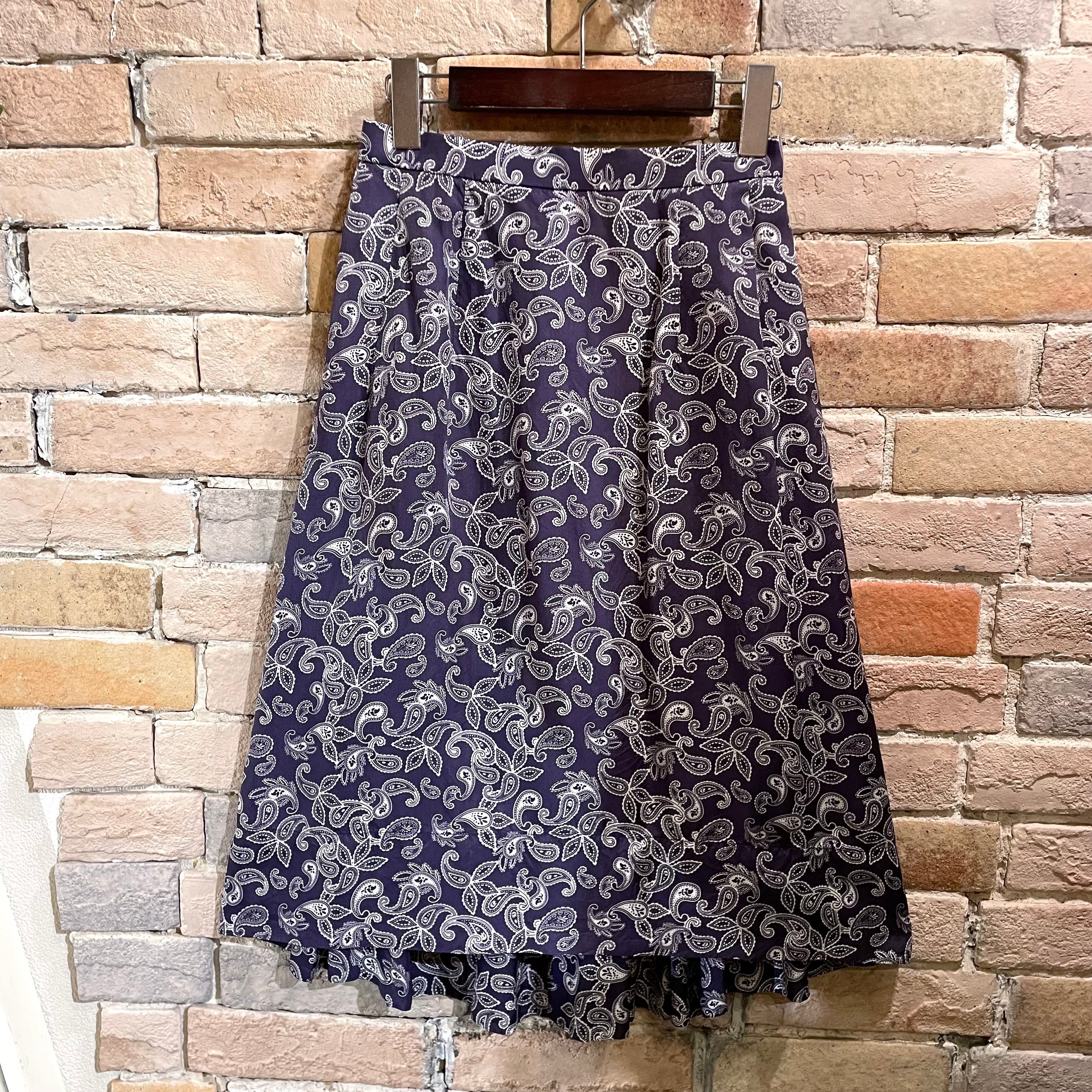 COMME des GARCONS ドット　ネイビー　スカート comme des garçons “dot skirt” sizeM コムデギャルソン ドット