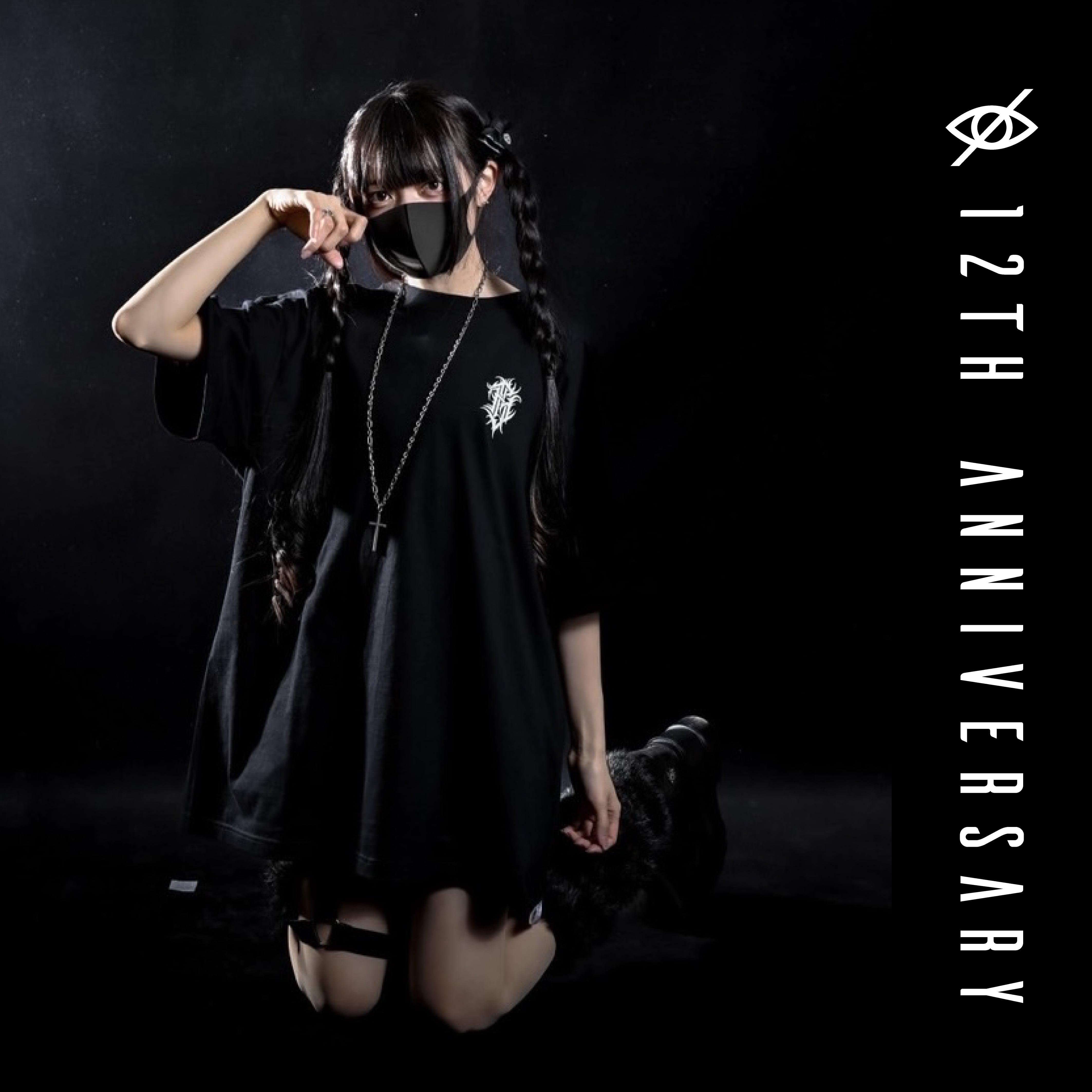 KRY clothing 「KUMA２」 黒パッチ1点 12周年Tシャツ」 | KRY clothing