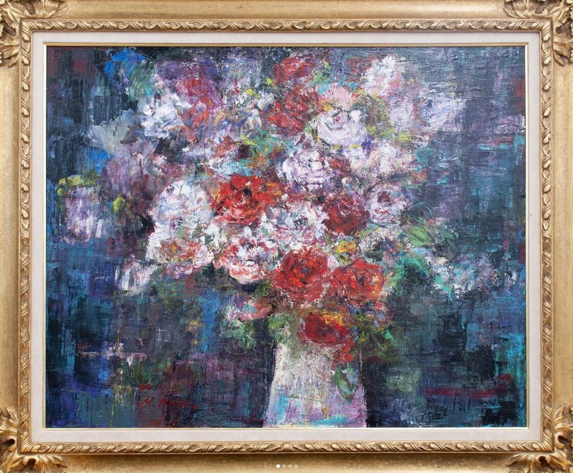 橋本美智子「薔薇10」/ 油彩 / 30号 | Pay ID