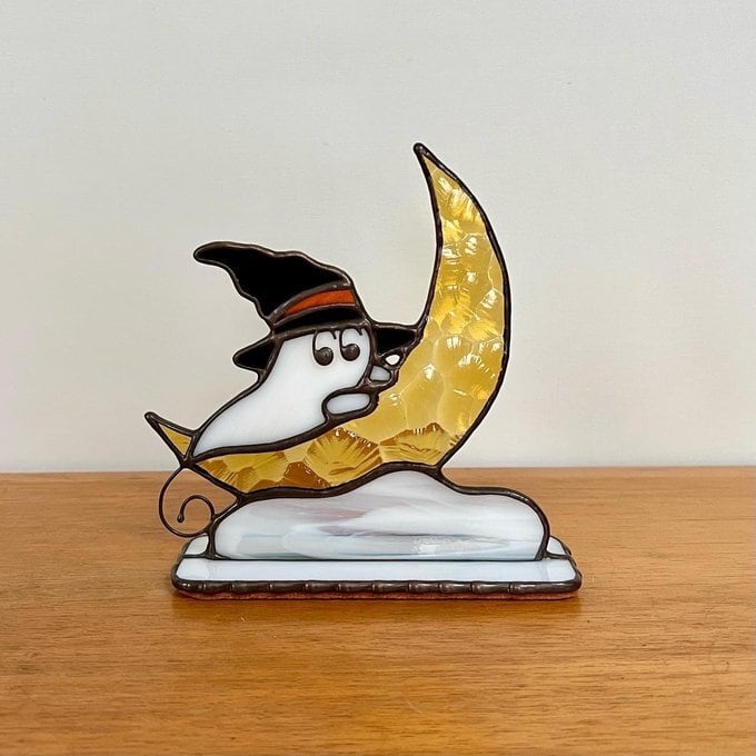 ステンドグラス ハロウィンおばけ ハロウィンのデコレーションに