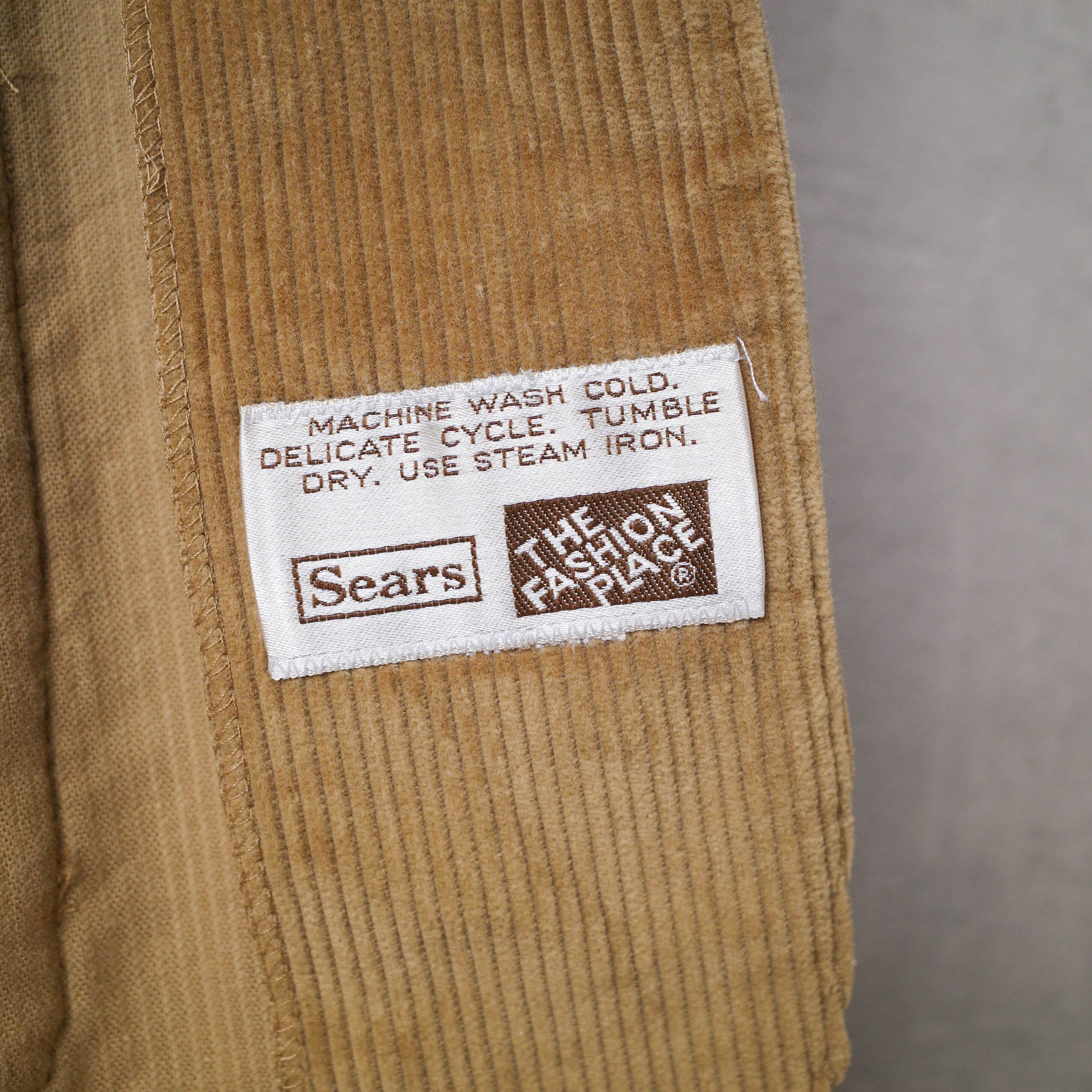 [USED] Sears	CORDUROY TAILORED JACKET