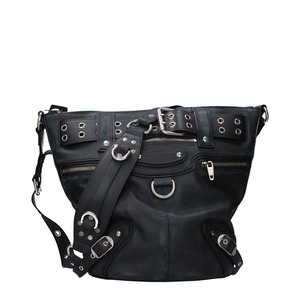 【新品】BALENCIAGA バレンシアガ レディース クロスボディバッグ レザー ブラック 702036210BZ1000