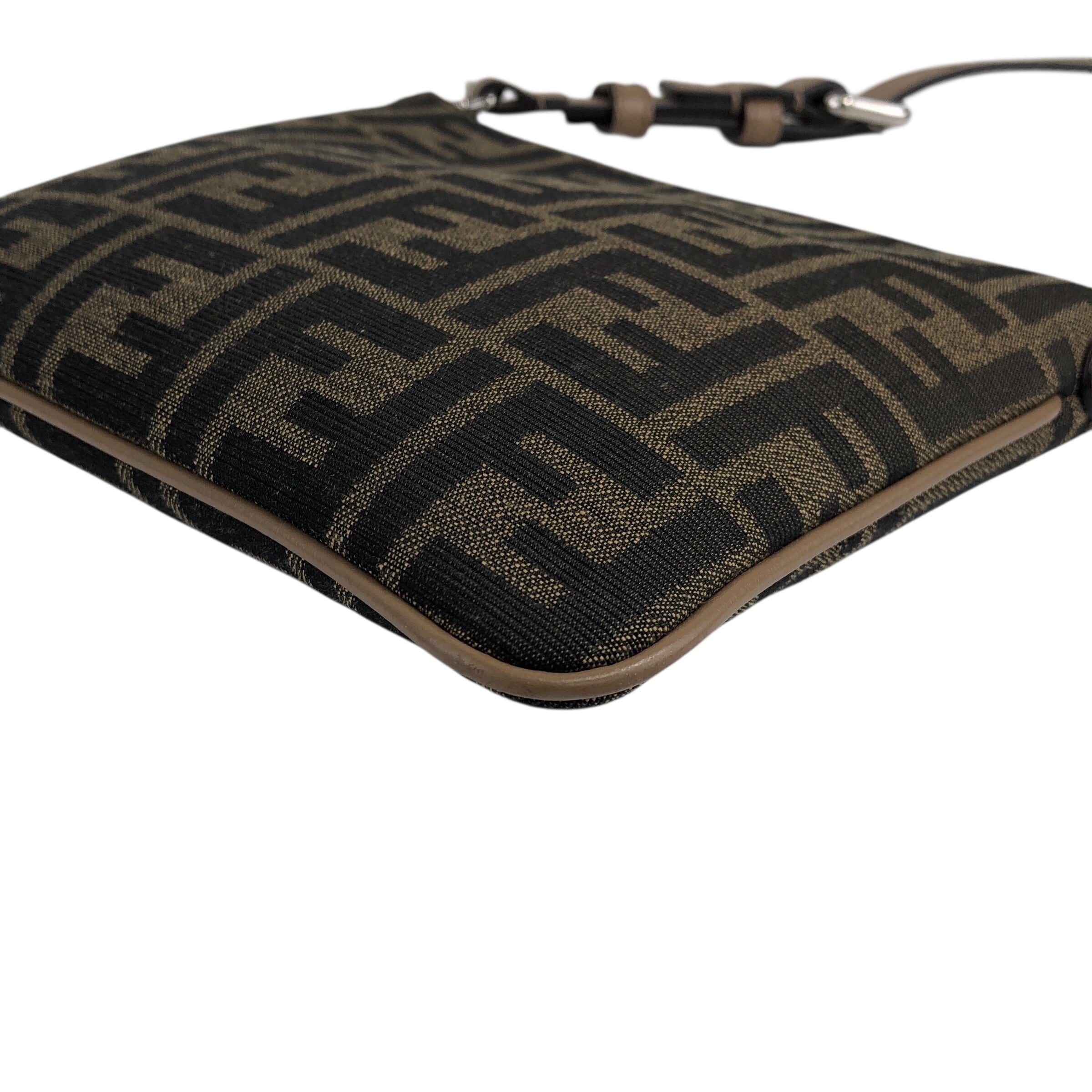 FENDI フェンディ ズッカ  ショルダーバッグ ブラウン  ジャガード ミニバッグ z7gs5g FENDI フェンディ ズッカ ショルダーバッグ ブラウン ジャガード ミニ