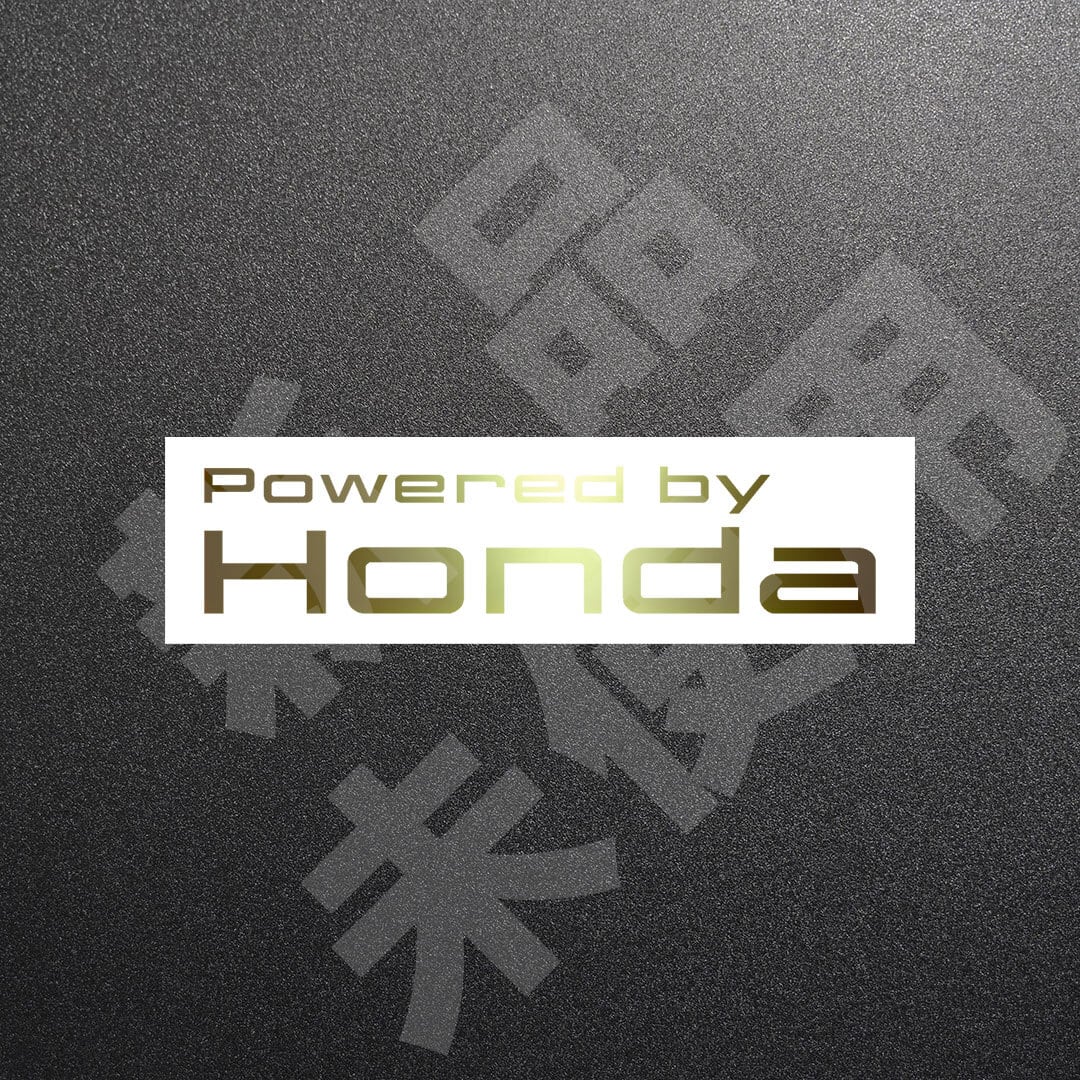 超高品質☆Powered by Honda・新ロゴ カッティングステッカー