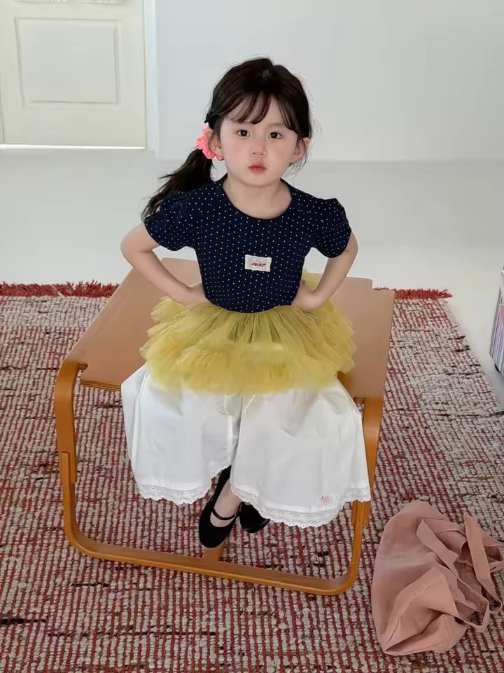 バックオープンドットトップス