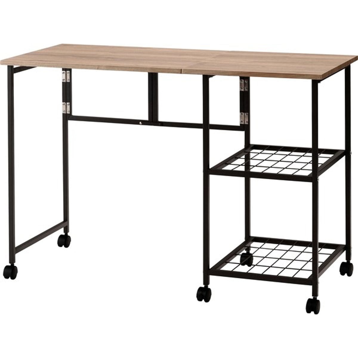 バタフライデスク 合成樹脂化粧繊維板 スチール 粉体塗装