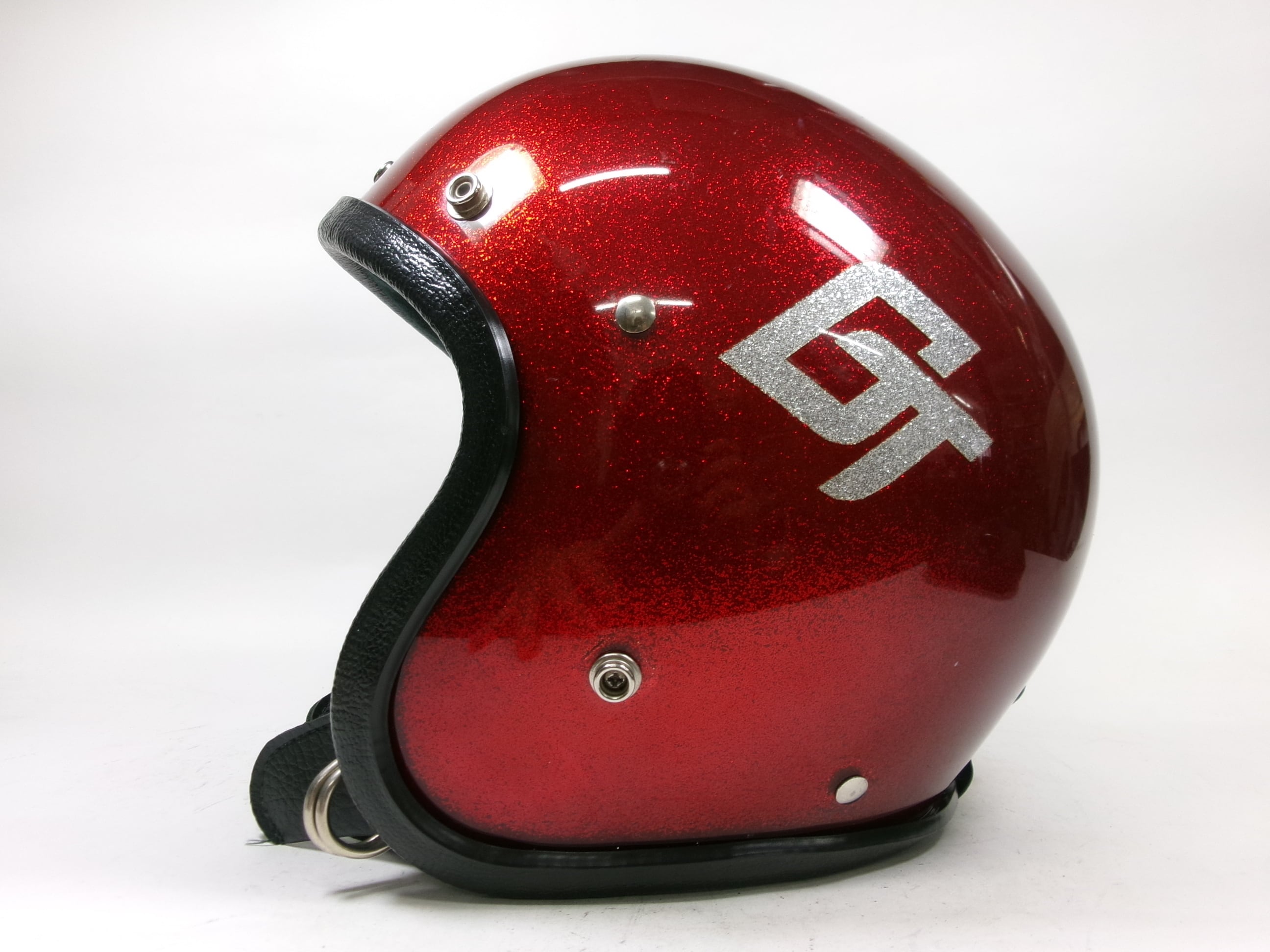 Sシェル！60s McHAL SPEEDWAY ジェットヘルメット 7 ダブルストラップ