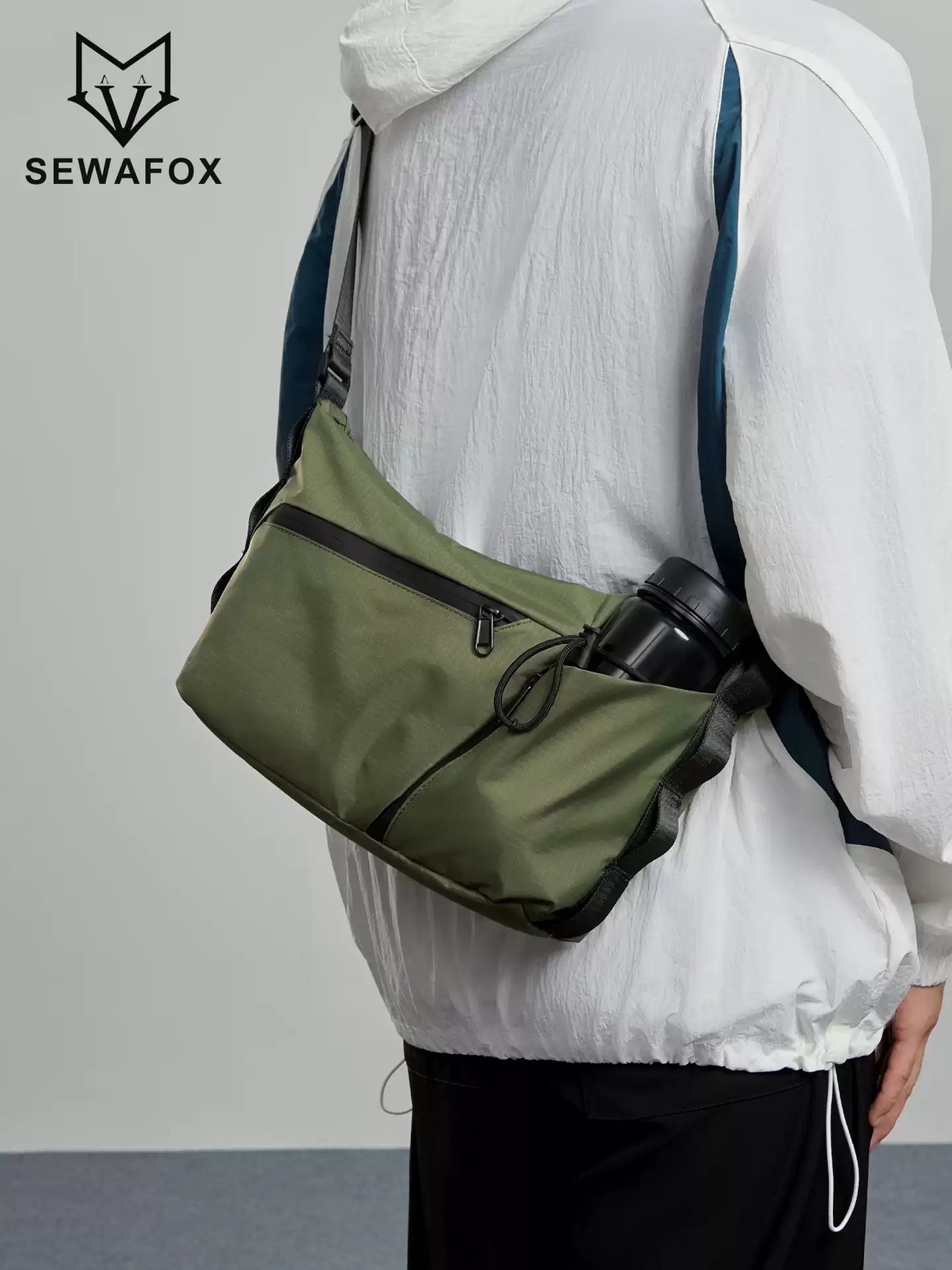 SEWAFOX タクティカルクロスボディスリングバッグ
