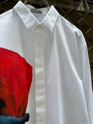 "Dior" art paint dress shirt