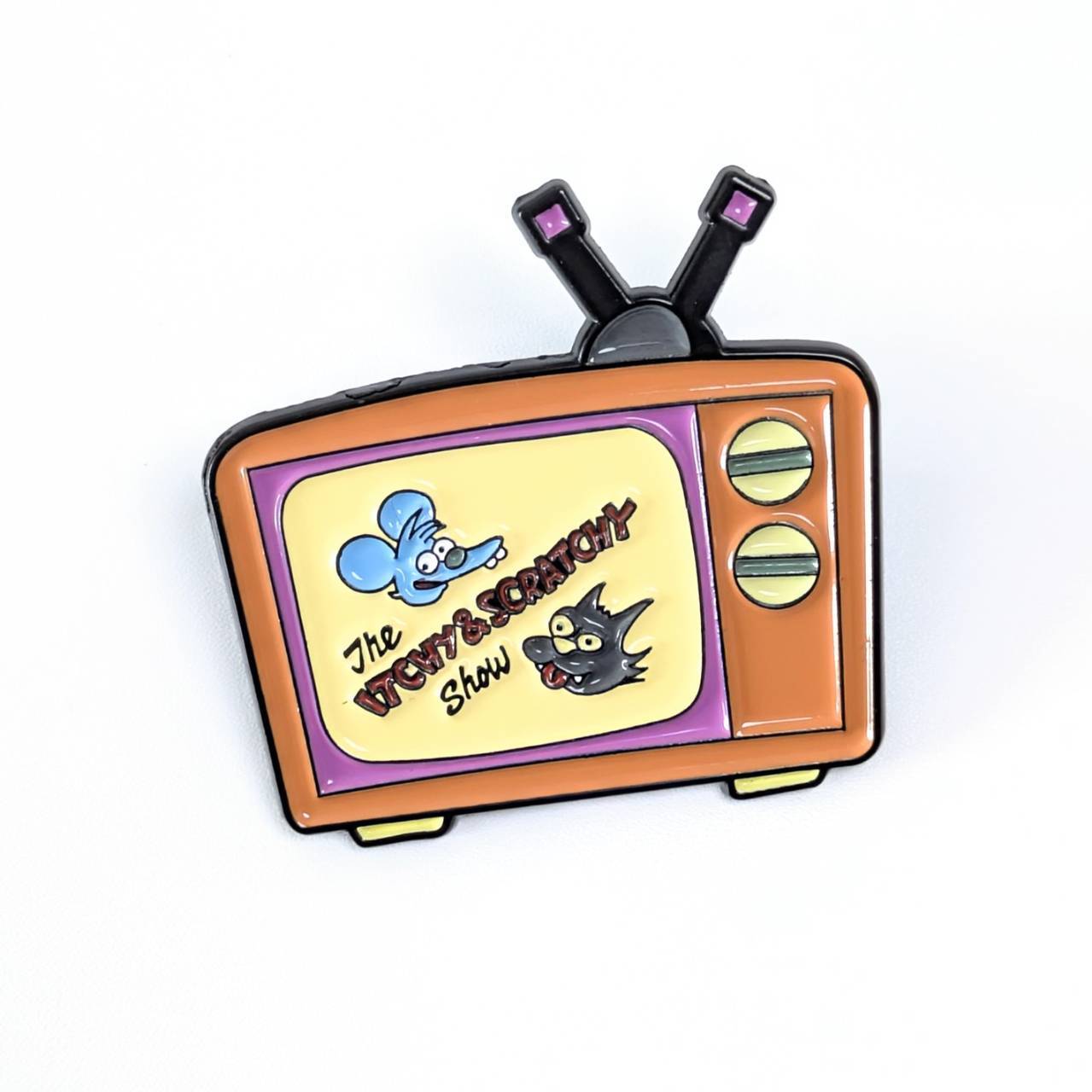 ♧ 送料無料！★ピンズ PINS★ピンバッジ 【 The Itchy & Scratchy Show  ( イッチー&スクラッチー  ) 】ザ シンプソンズ 〚アメリカン雑貨 アメトイ〛