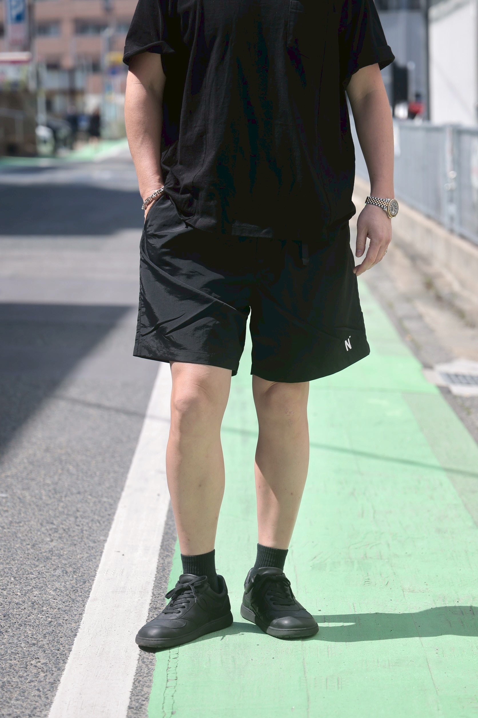 N LOGO NYLON SHORT PANT | NO COFFEE
