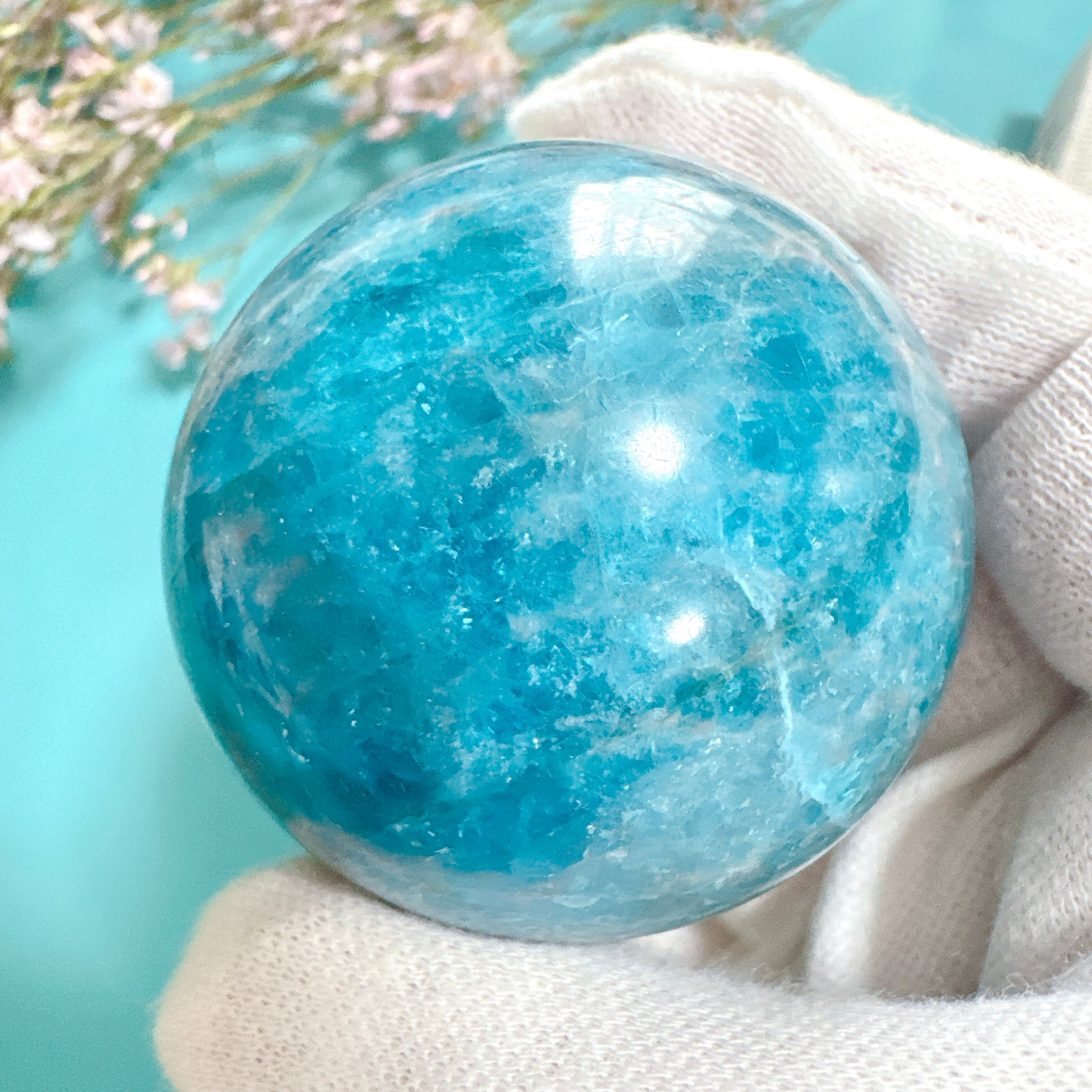 アパタイト スフィア 丸玉 天然石 | Rinolis-interior stones 天然石