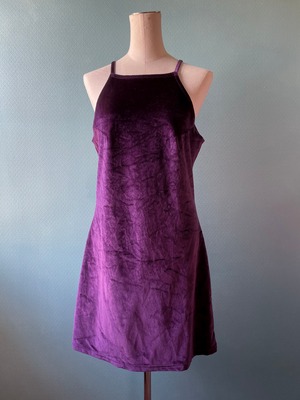 purple velours camisole
