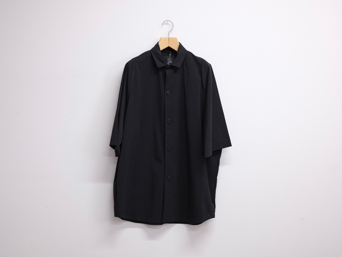 TEATORA” CARTRIDGE SHIRT S/S - DR BLACK” | Lapel online store