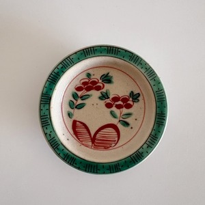 蔵珍窯 薬味皿　赤絵