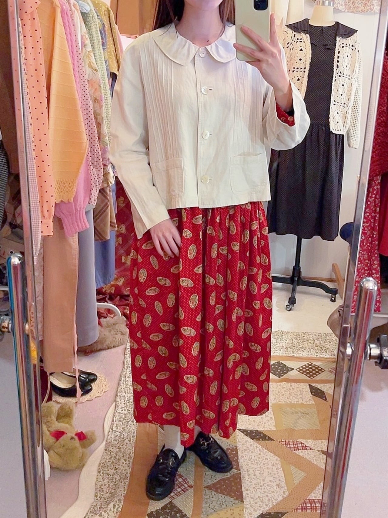 NOUGAT SUGAR / off white cotton jacket