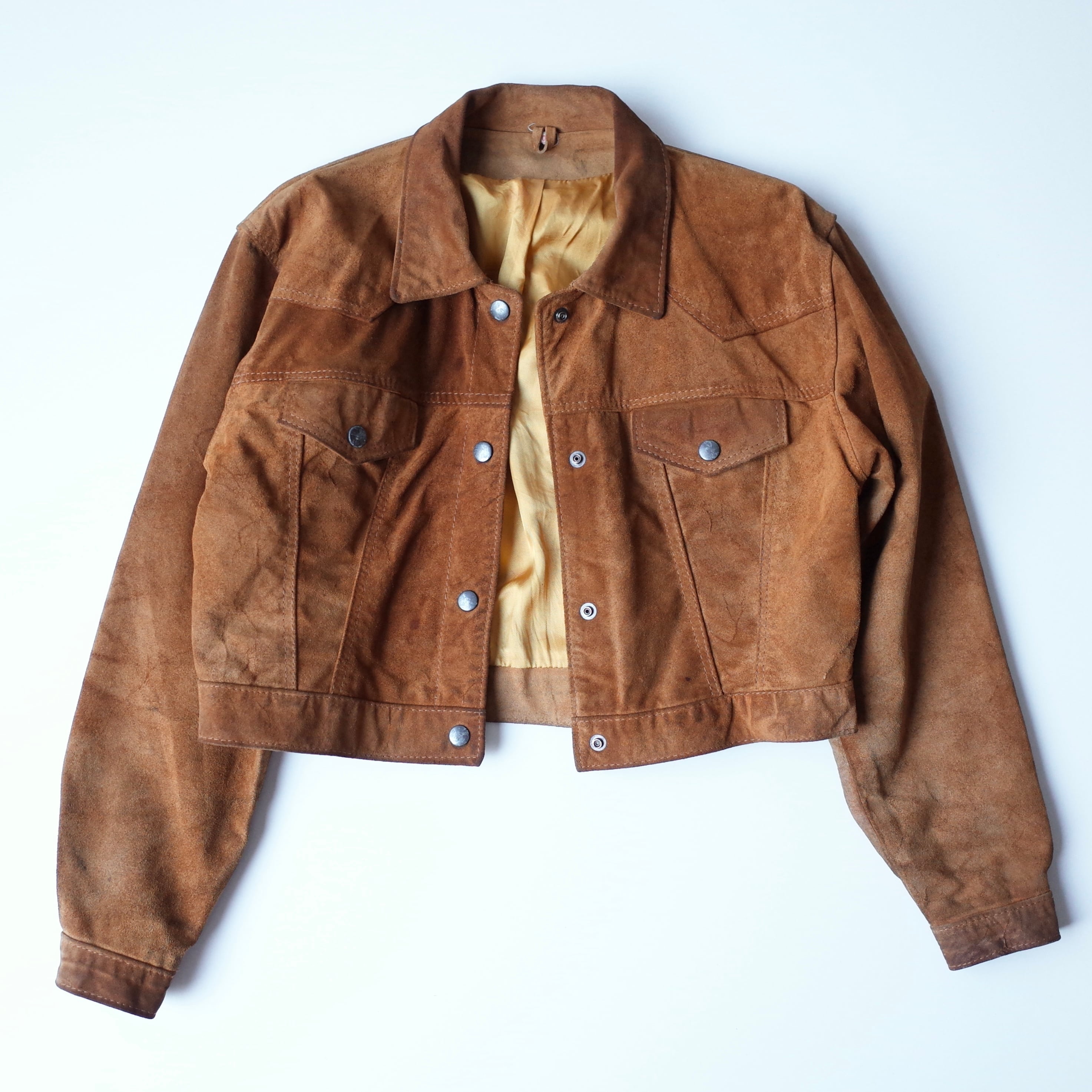 Suede short length jacket