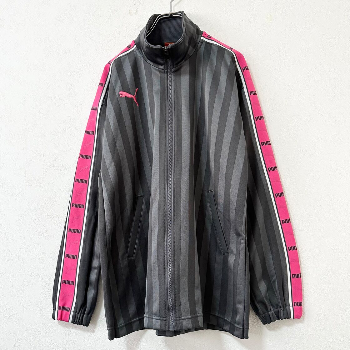 美品☆90s☆PUMA/プーマ☆ジャージ☆トラックジャケット☆グレー 
