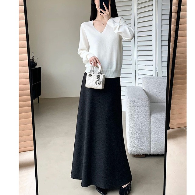 タッチロングスカート　YH9656
