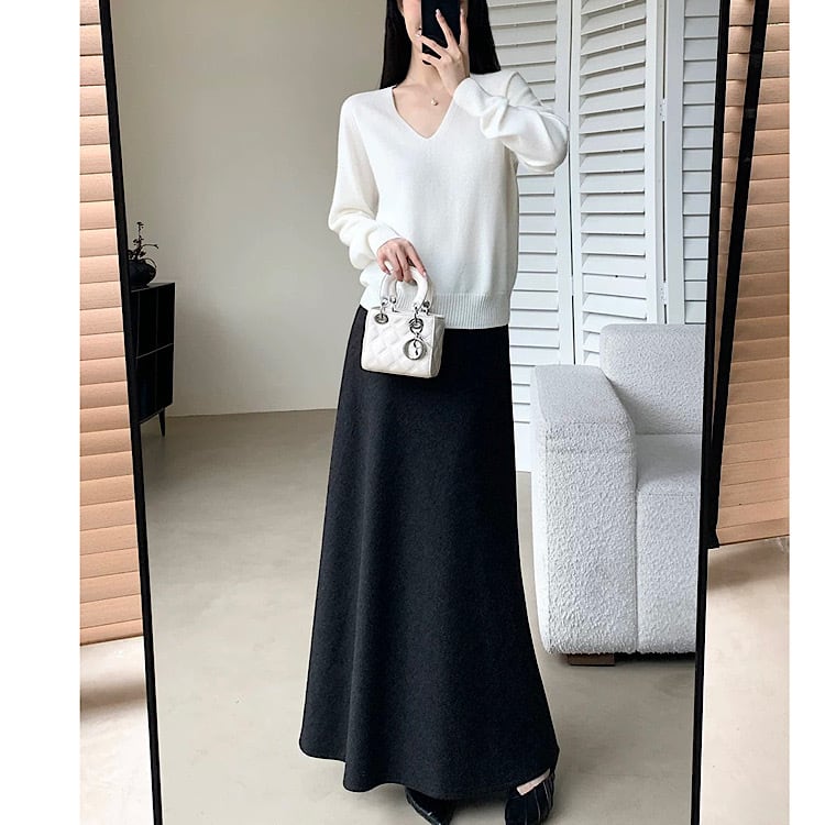 タッチロングスカート YH9656