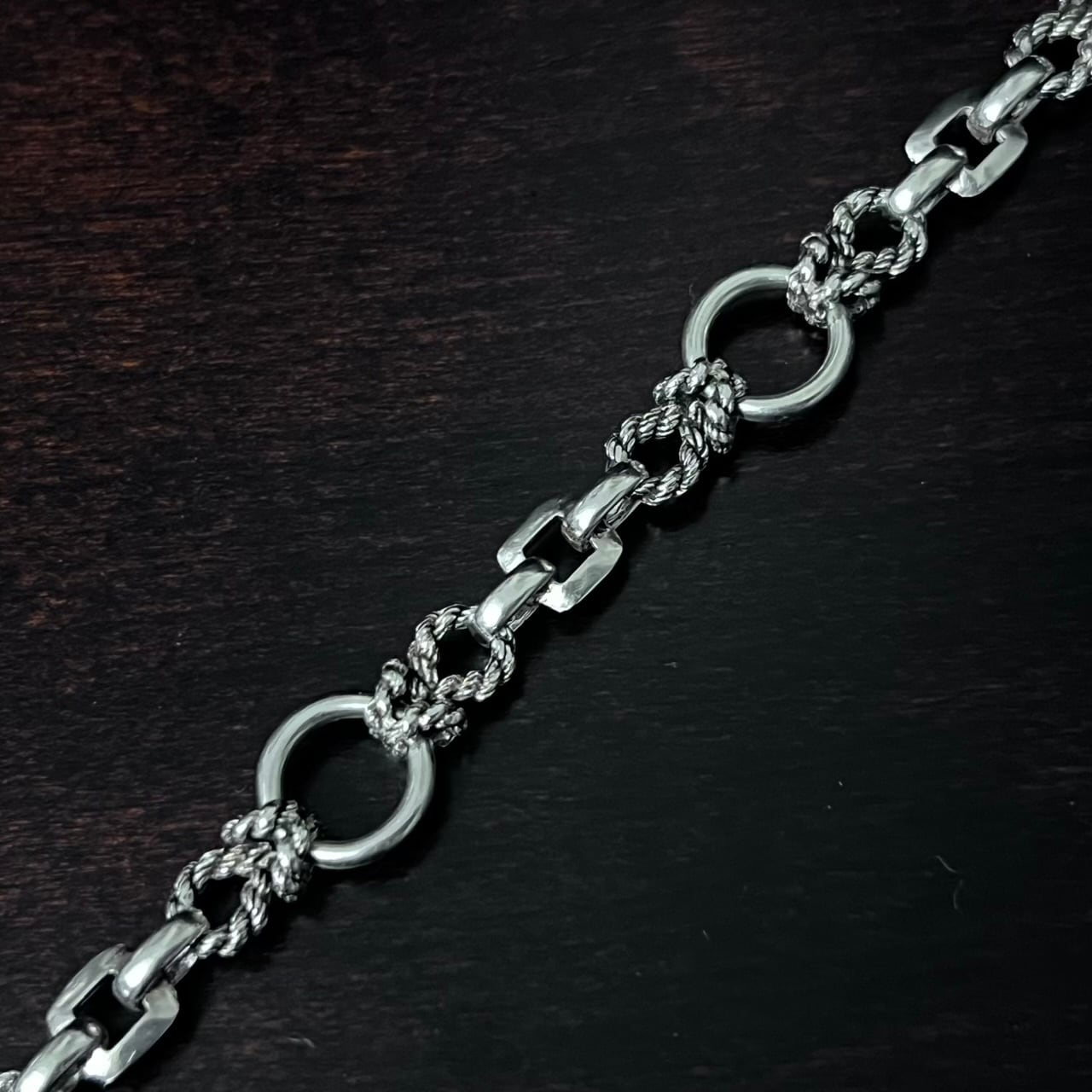 VINTAGE HERMES Douarnenez Bracelet Silver 800 | ヴィンテージ