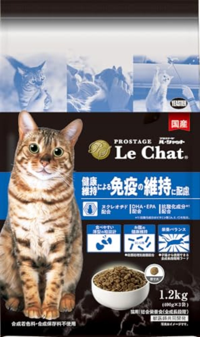 イースター PROSTAGE Le CHAT プロステージ ル・シャット 猫用 健康維持による免疫の維持に配慮 1.2kg（400g×3）