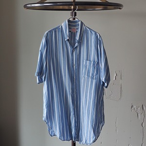 60〜70s Brooks Brothers Stripe S/Sleeve-shirt