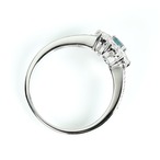 アレキサンドライト リング pt900 / 0.260ct / DA 0.900ct