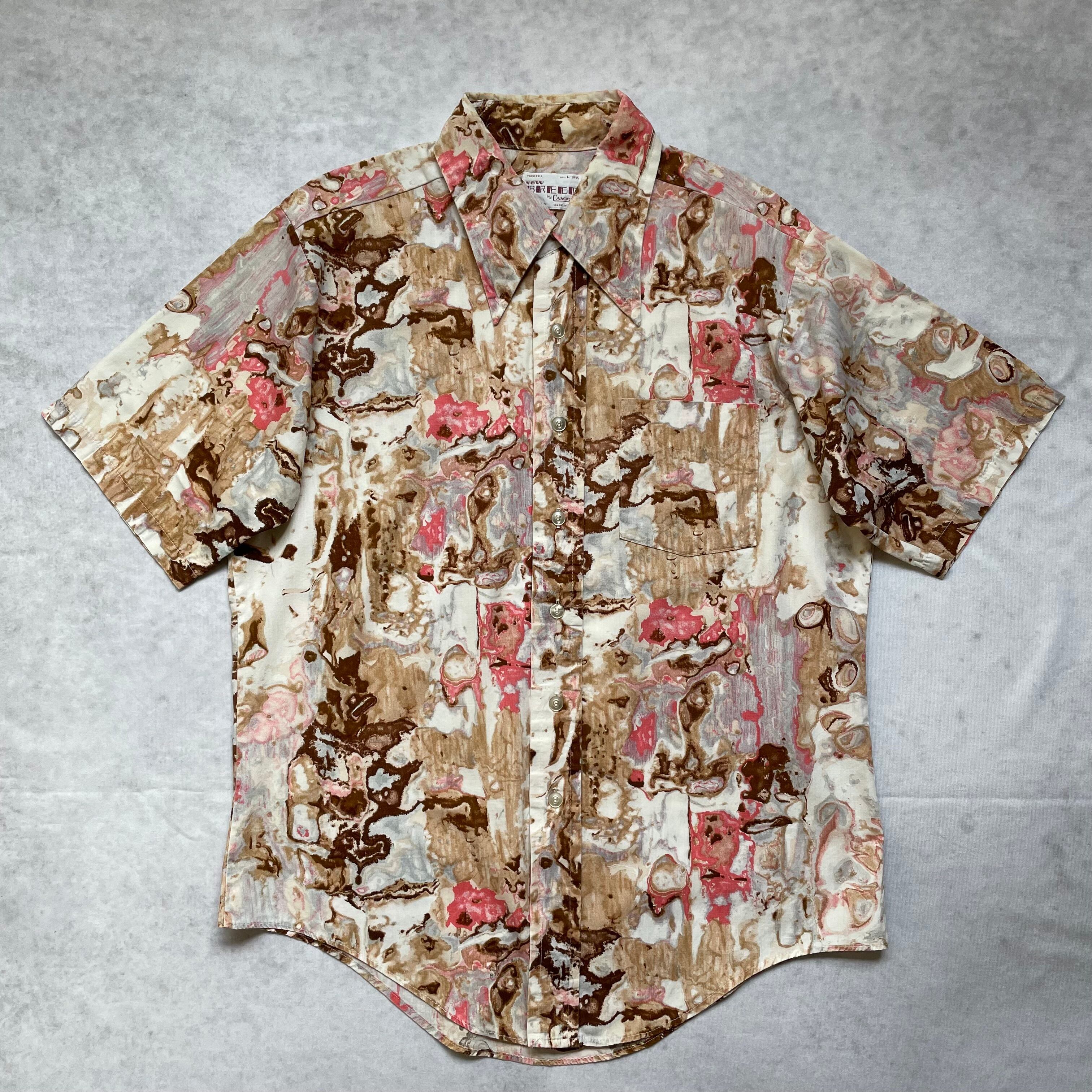 70s NOW BREED by CAMPUS S/S patterned shirt | 0 0 2