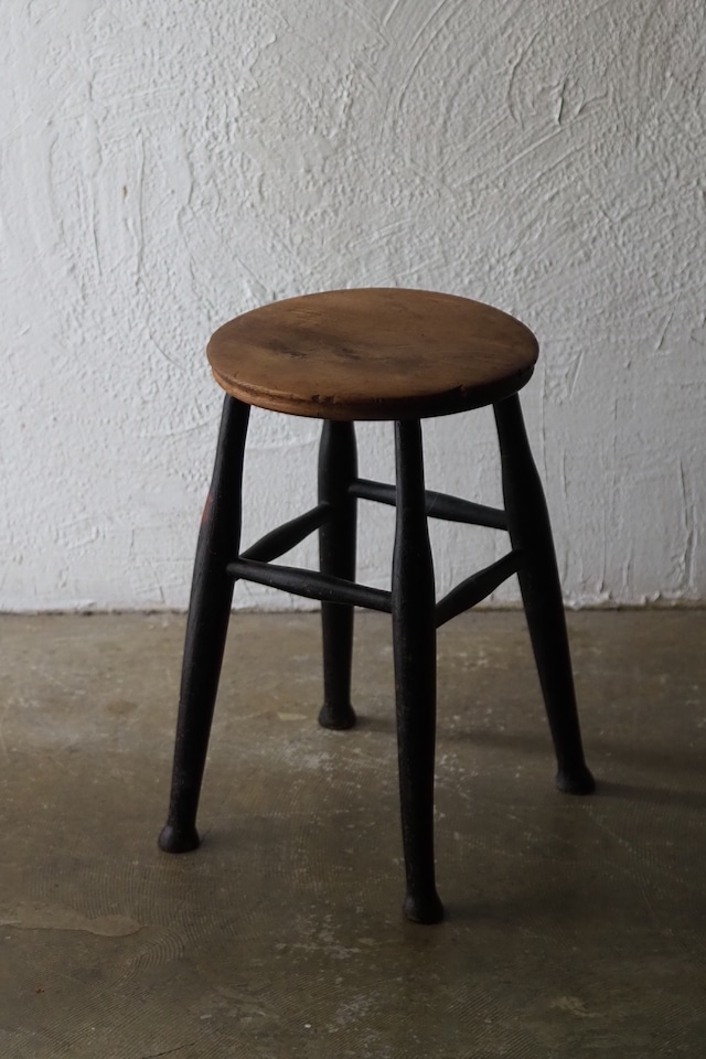 イギリス丸スツール-antique round stool