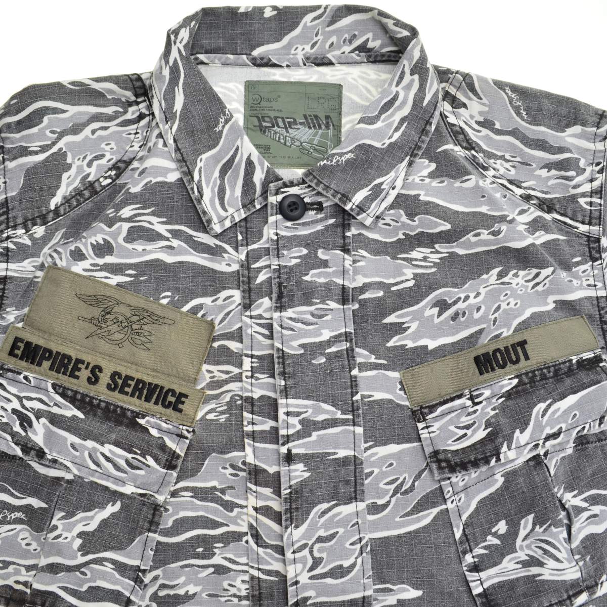 WTAPS / ダブルタップス 00s archive リップストップ タイガーカモ長袖