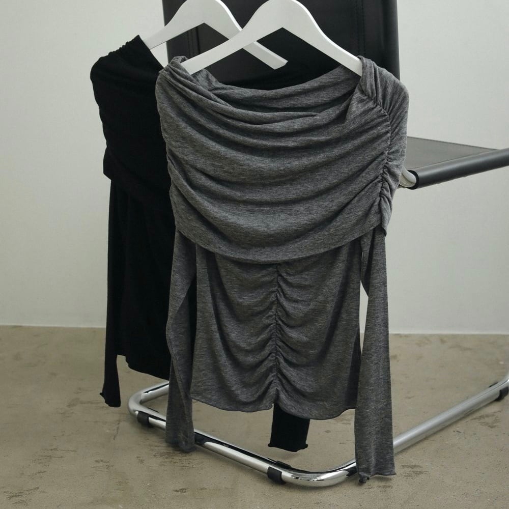 anuke 】Soft Offshoulder Tops | valance 福井｜レディース セレクト