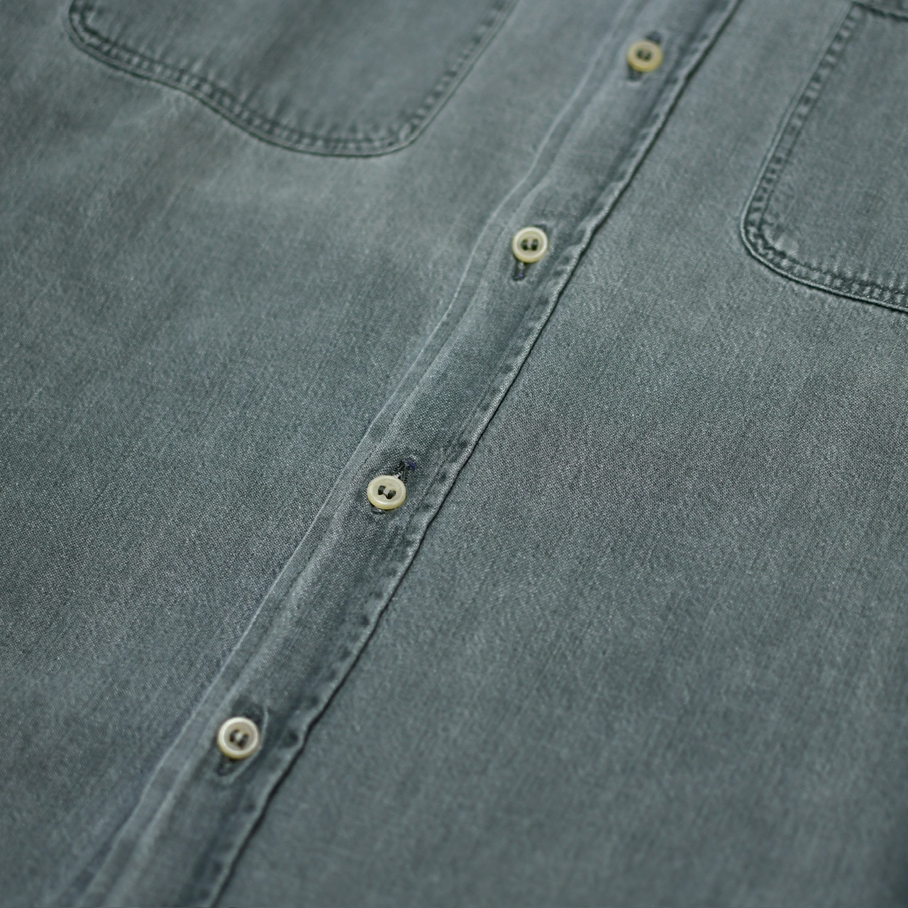 marlboro classics yarn-dye fade color denim shirt