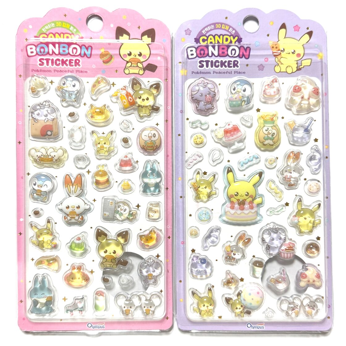4枚セット】韓国限定 ポケピース ポケモン キャンディボンボン 