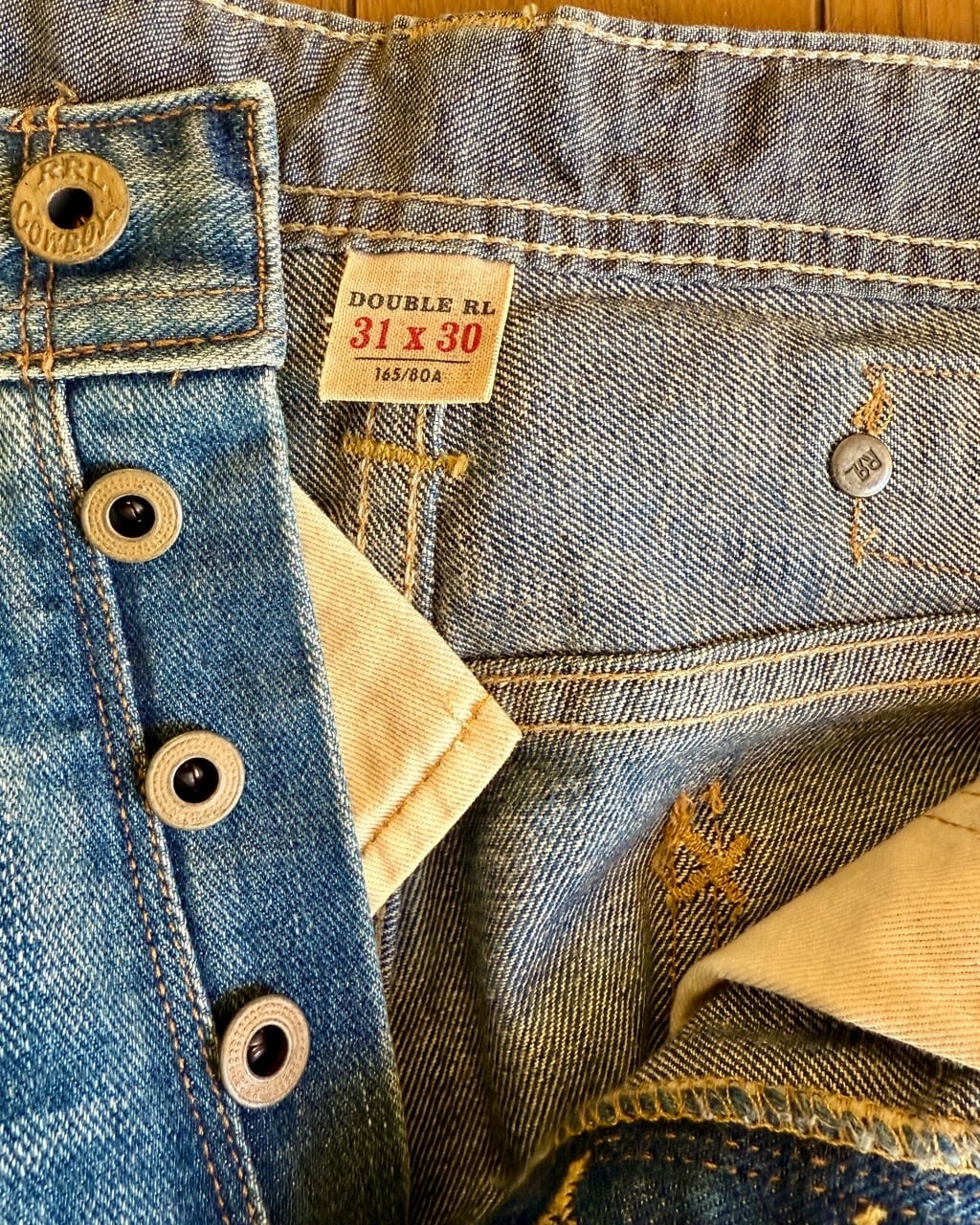新品 RRL アメリカ製 ビンテージ加工デニム 31-30 | Room Style Store