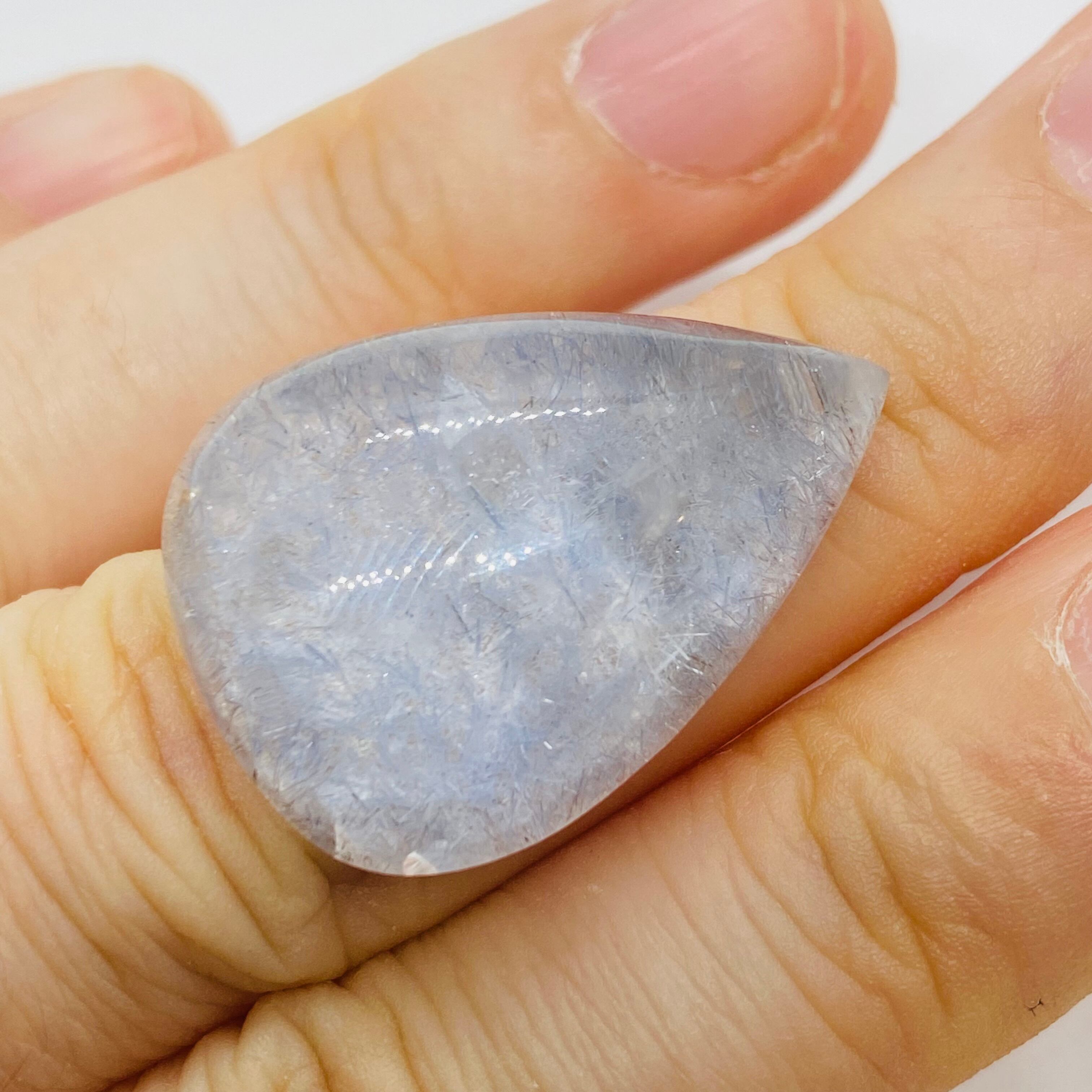 ビッグなデュモルチェライトインクオーツ（クオーツ入り）