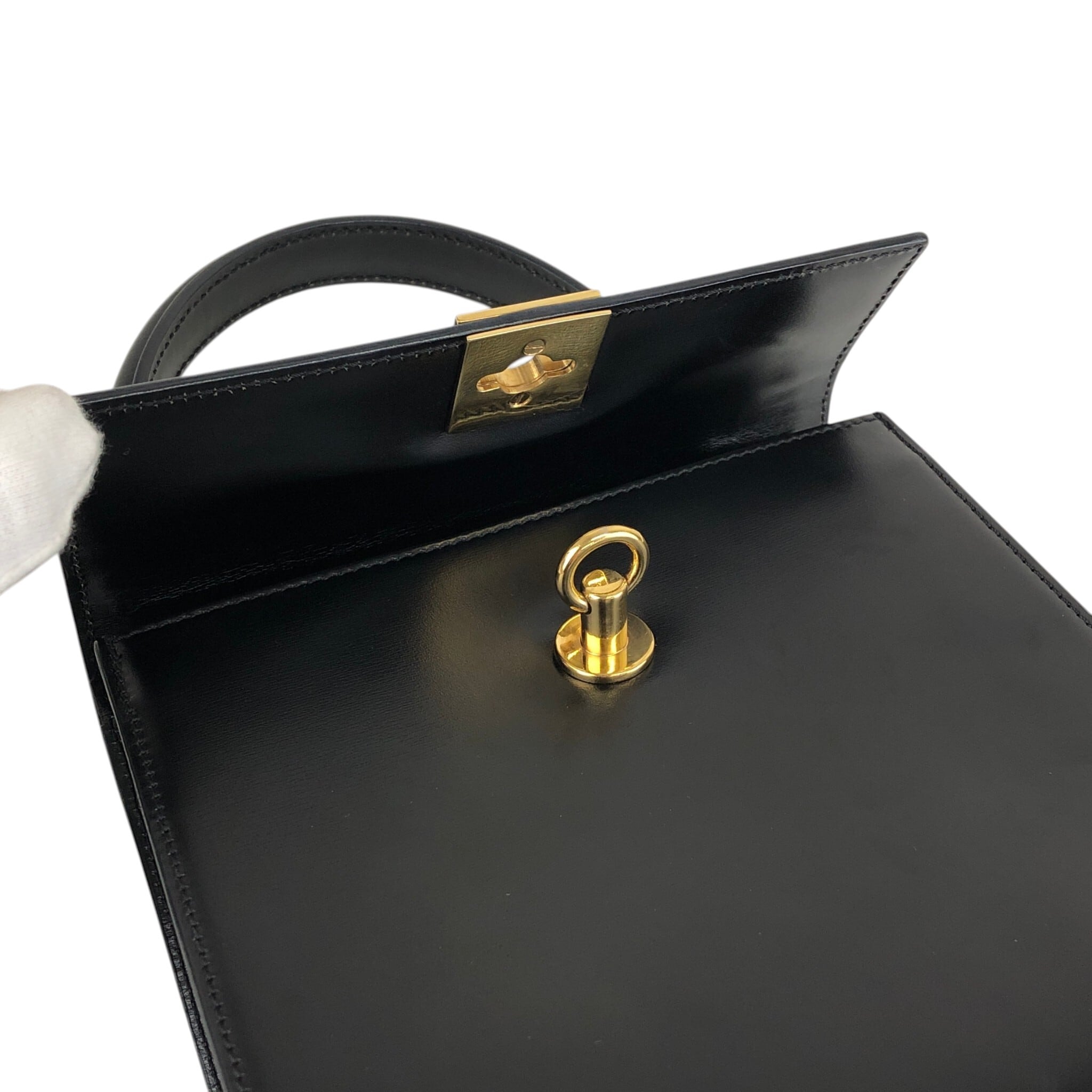 CELINE セリーヌ ショルダーバッグ ブラック ガンチーニ チェーン
